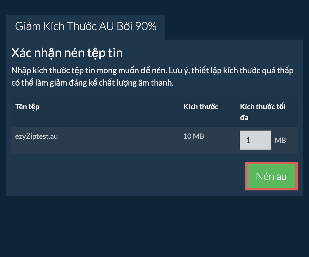Nén 90%