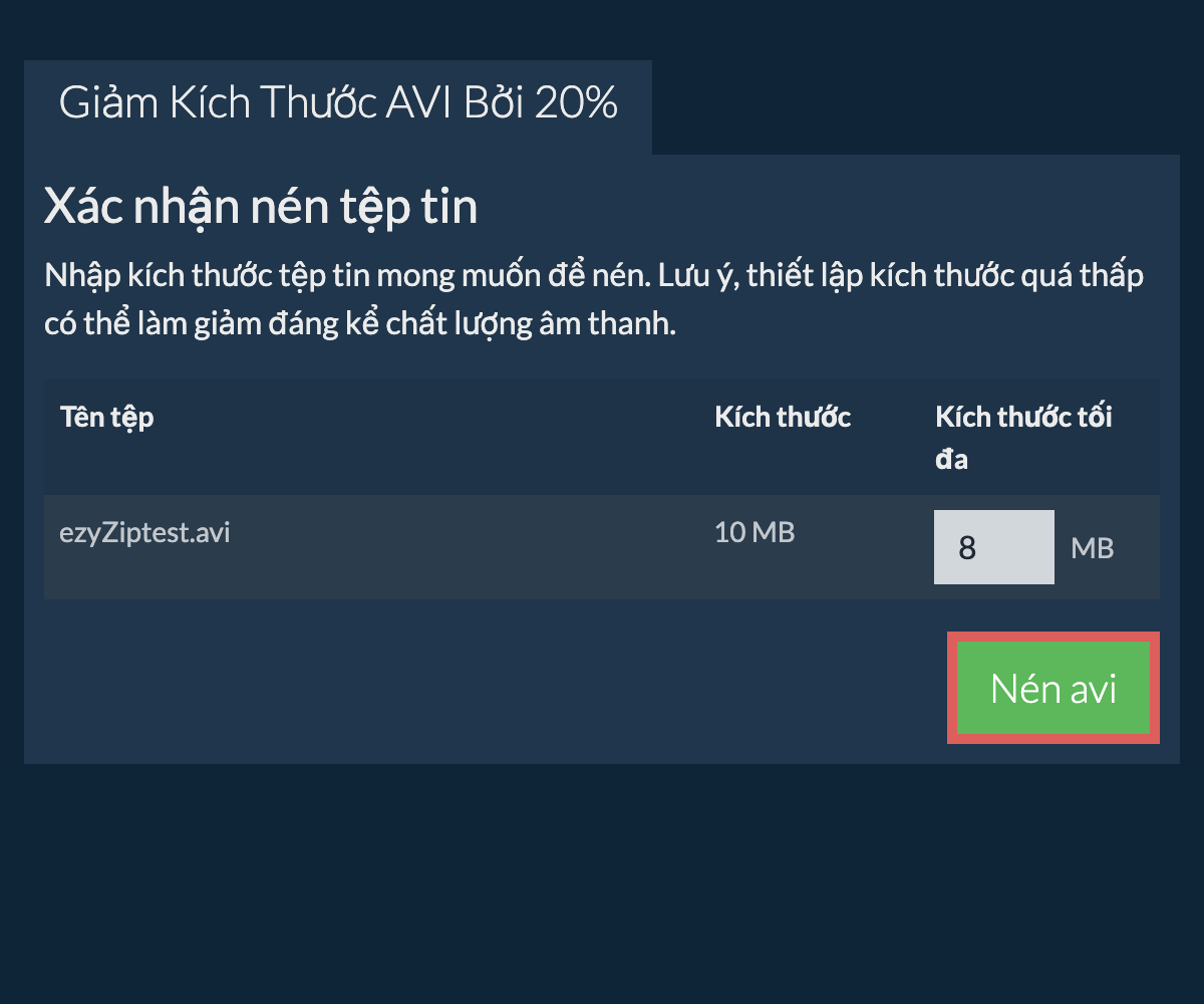 Nén 20%