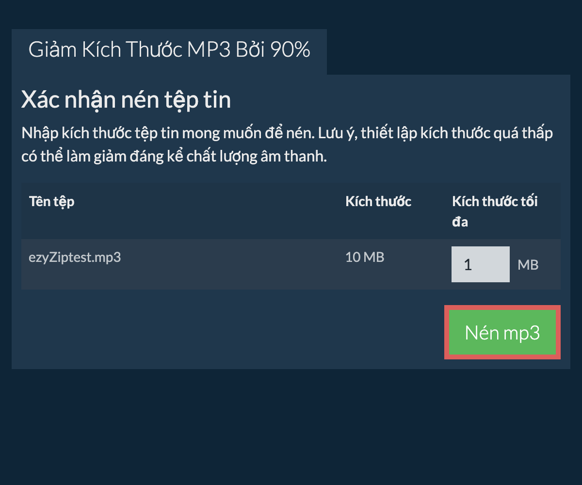 Nén 90%