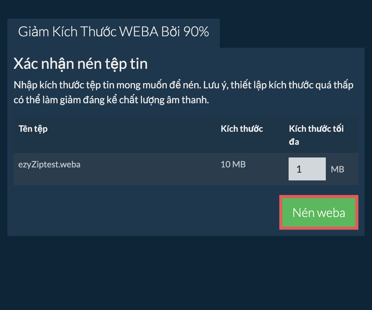 Nén 90%