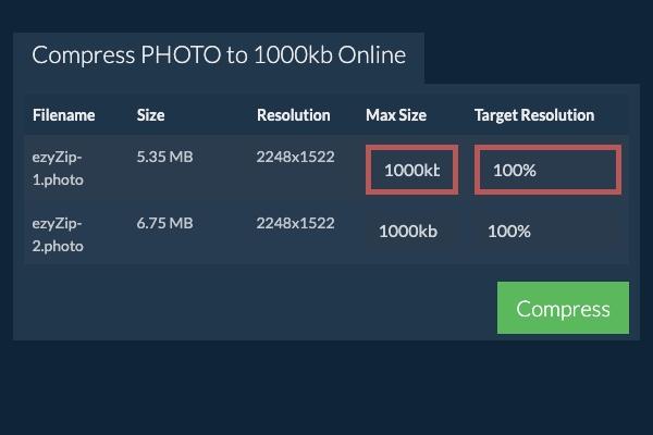 Max Size