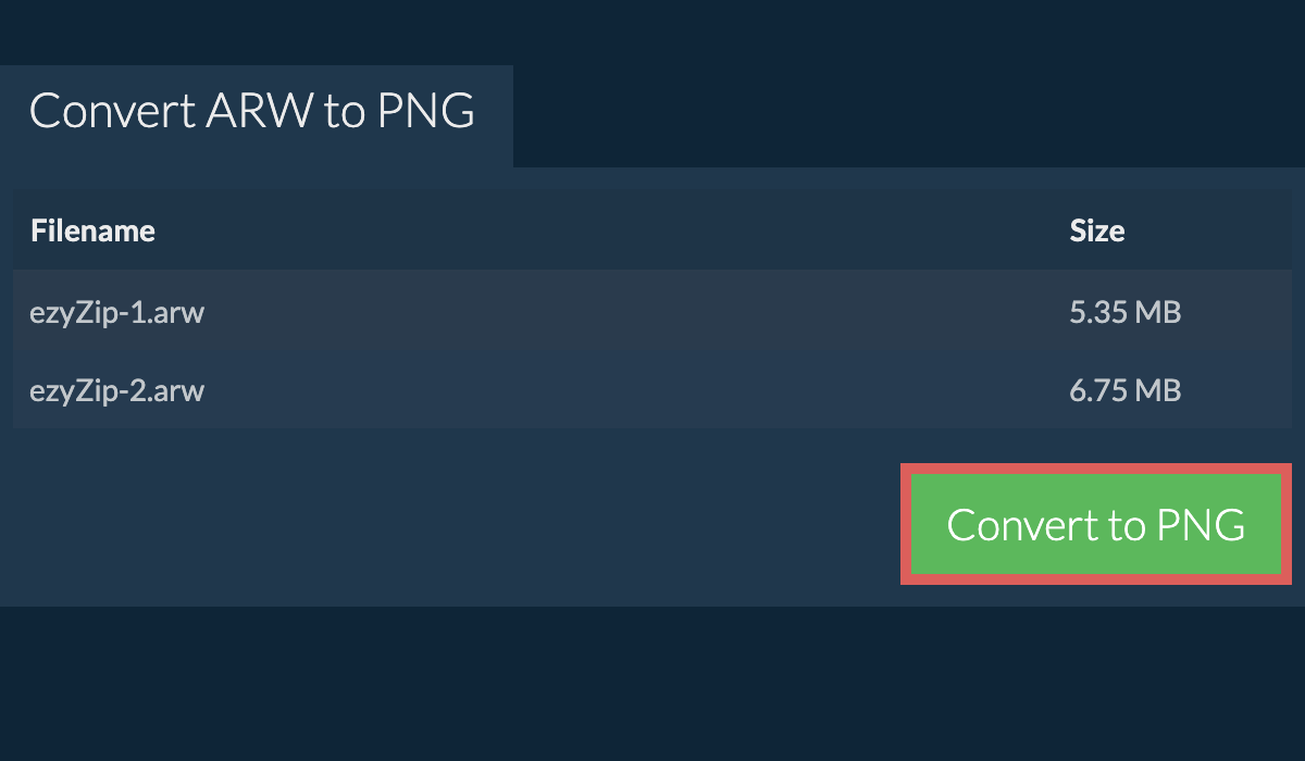 Convert to png