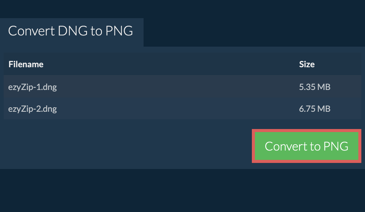 Convert to png