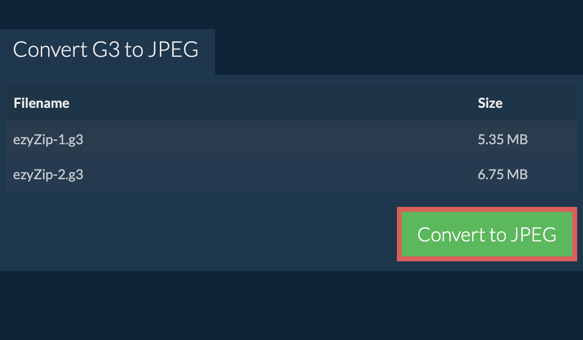 Convert to jpeg