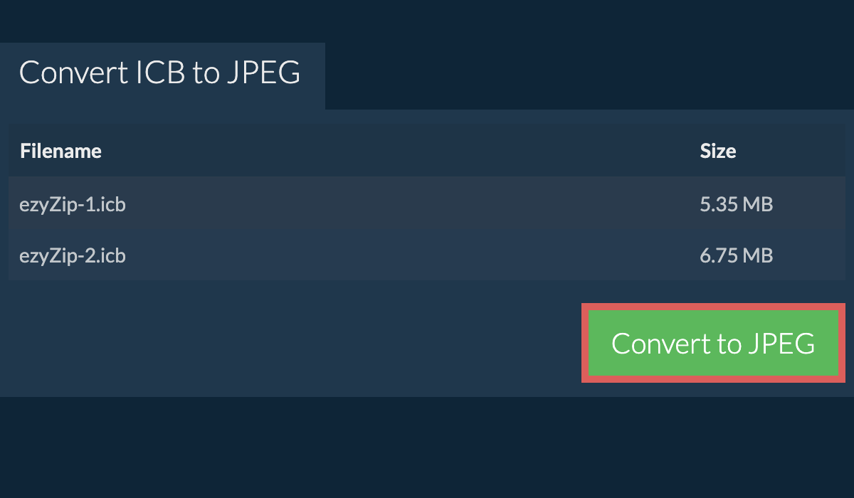 Convert to jpeg