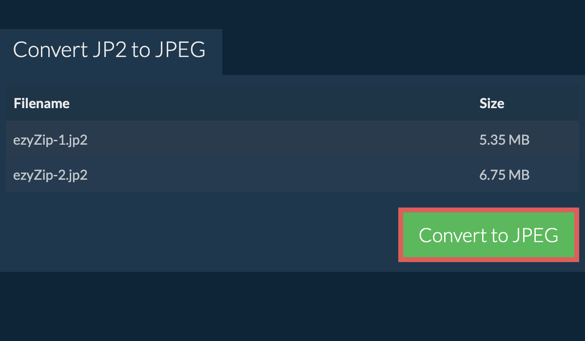 Convert to jpeg