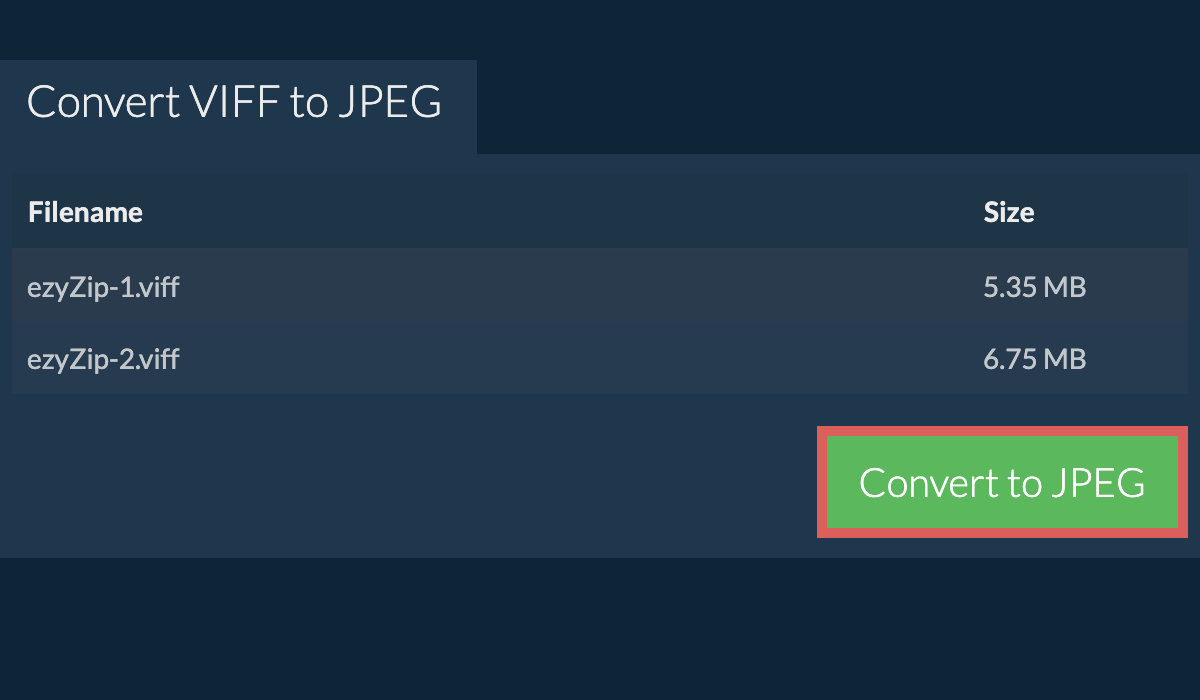 Convert to jpeg