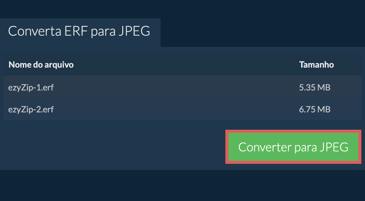 Converter para jpeg