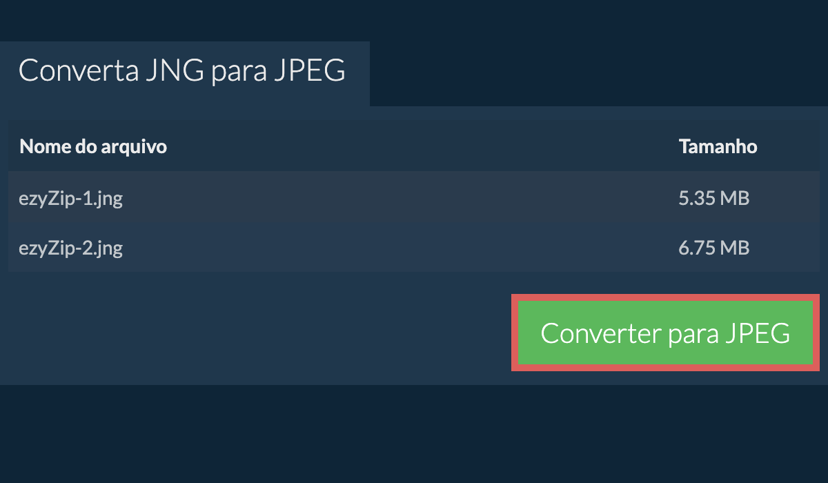 Converter para jpeg