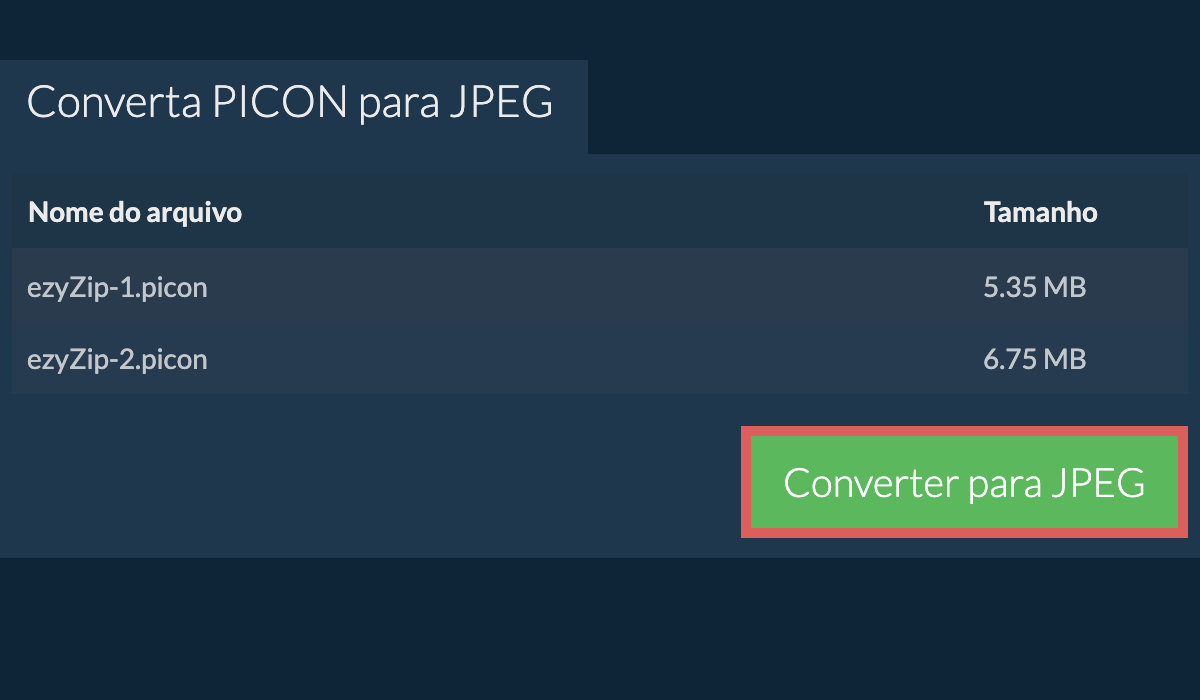 Converter para jpeg