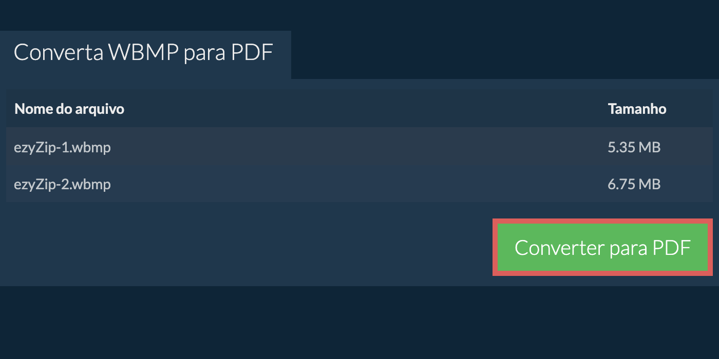 Converter para pdf