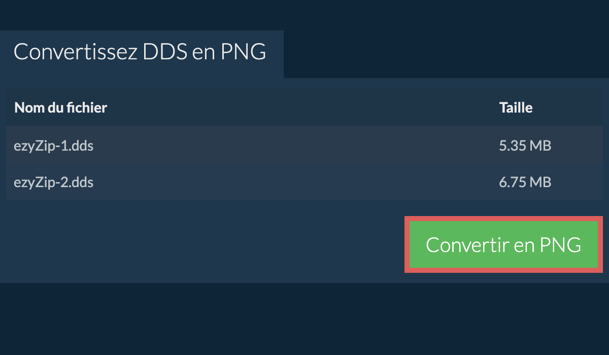 Convertir en png