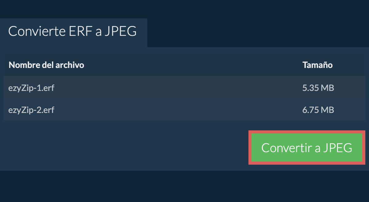 Convertir a jpeg