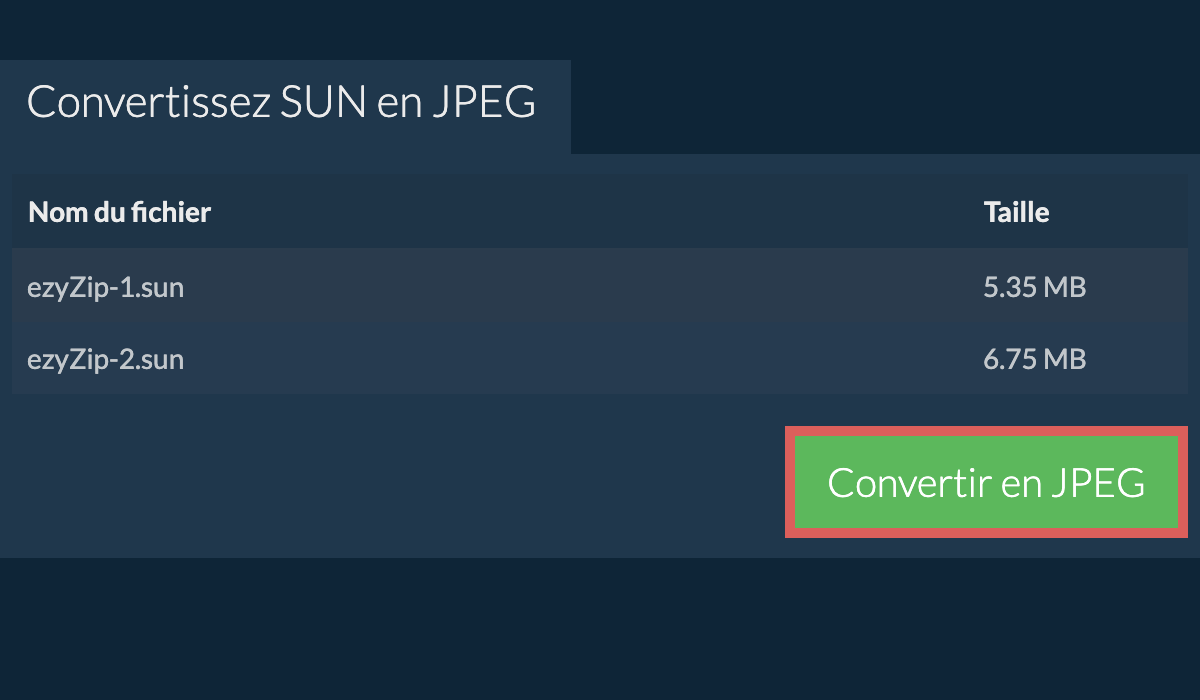 Convertir en jpeg