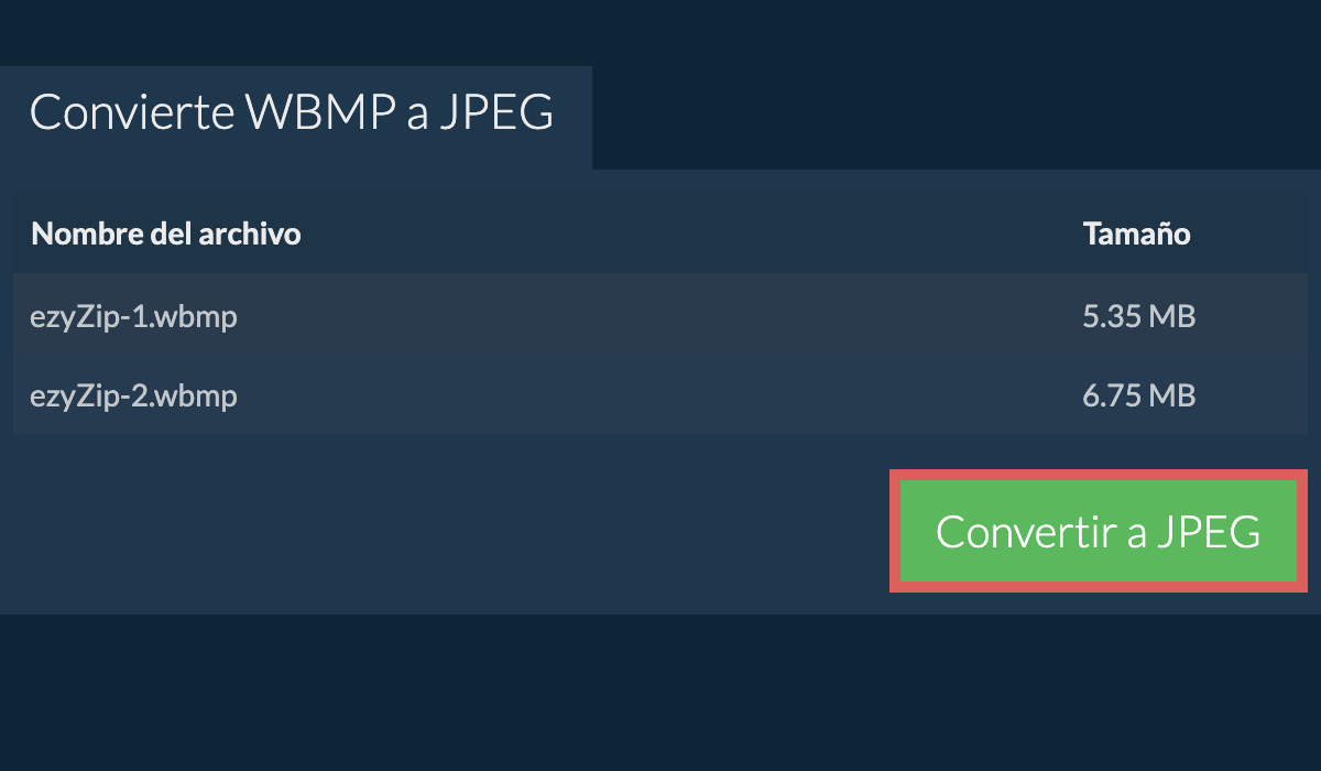 Convertir a jpeg