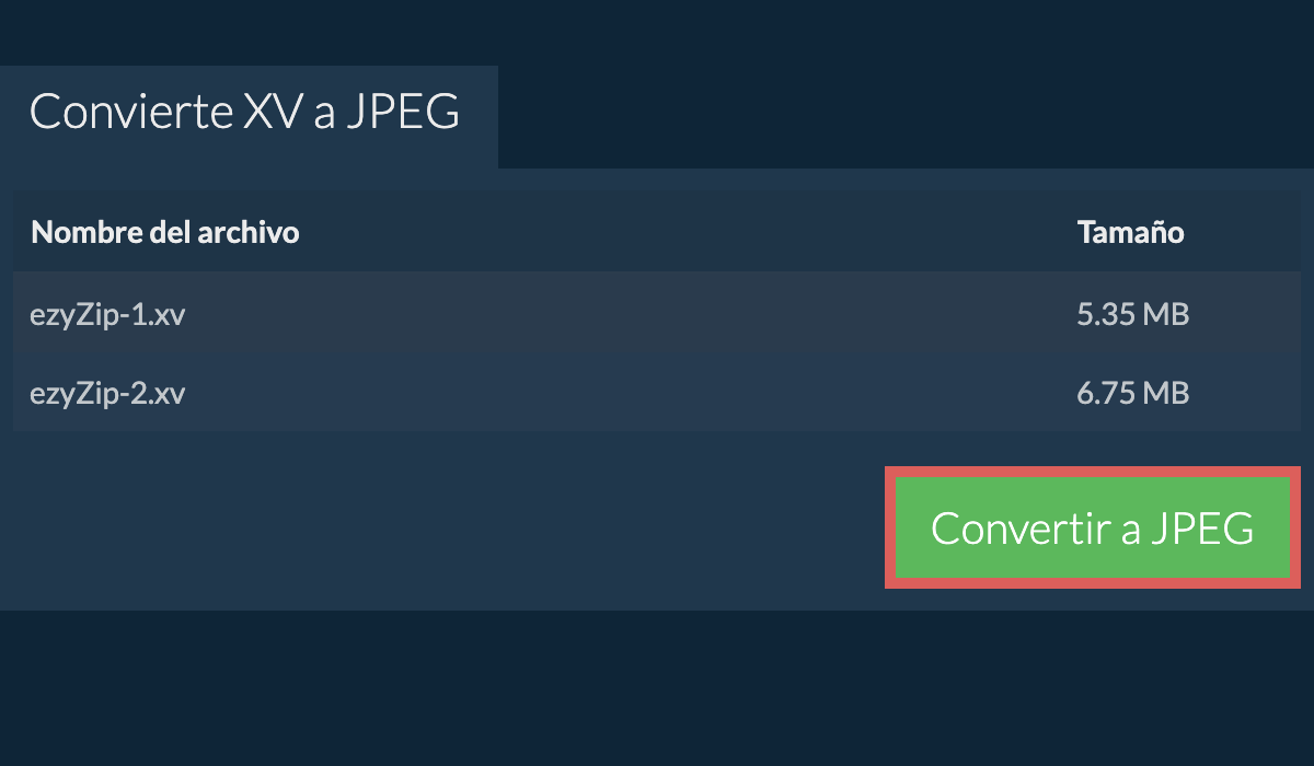 Convertir a jpeg