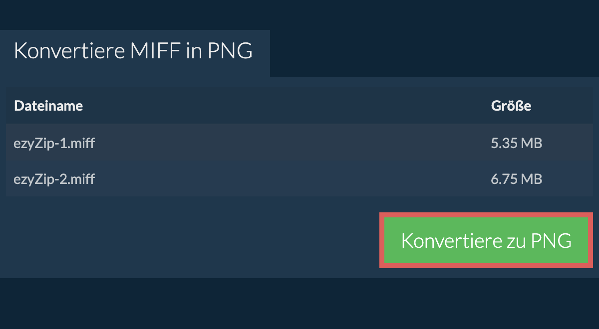 Konvertiere zu png