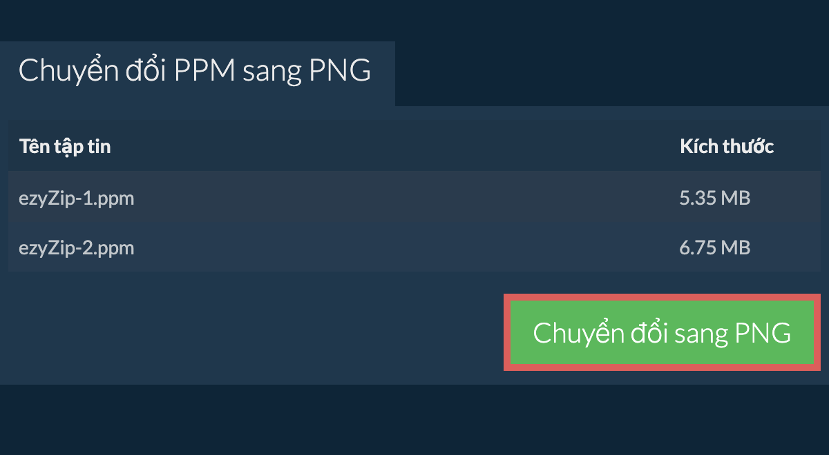 Chuyển đổi sang png