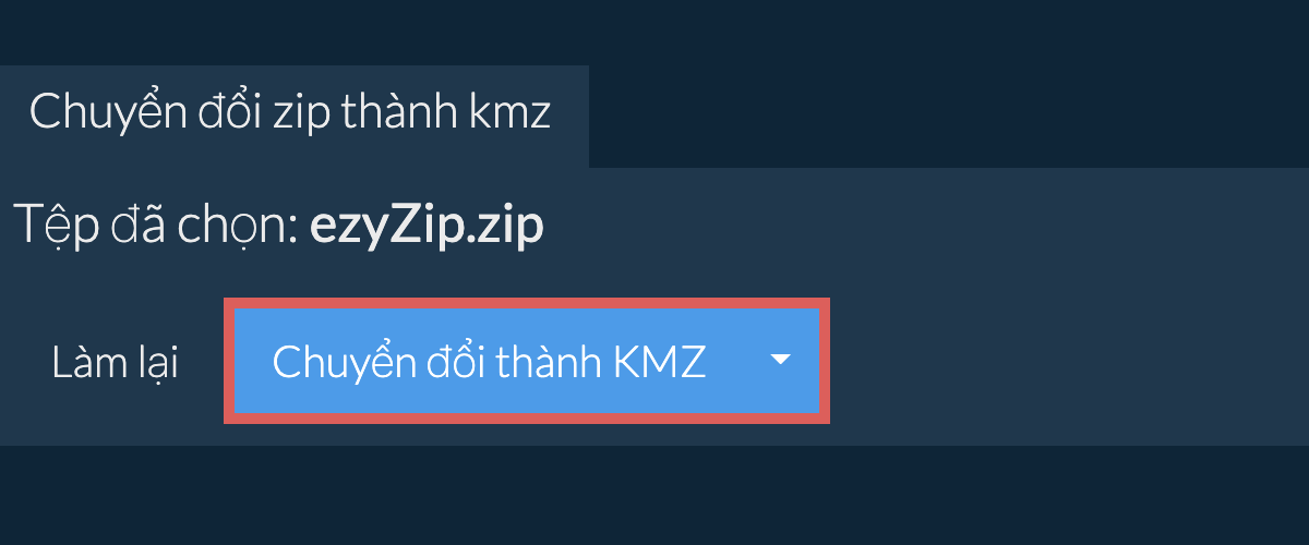 Chuyển đổi thành KMZ