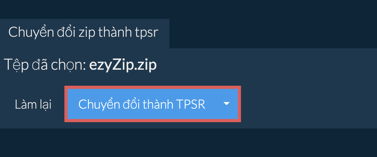 Chuyển đổi thành TPSR