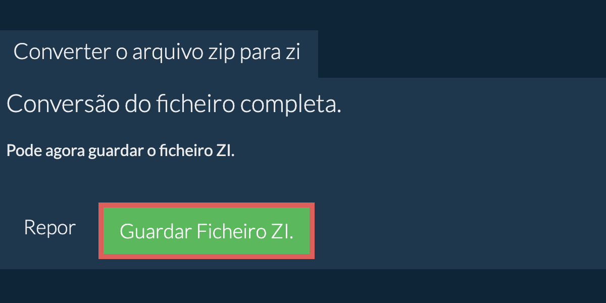 Converter em ZI