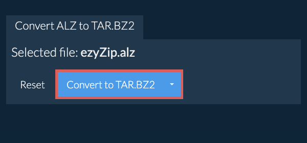 Start conversion to TAR.BZ2 Start conversion to TAR.BZ2