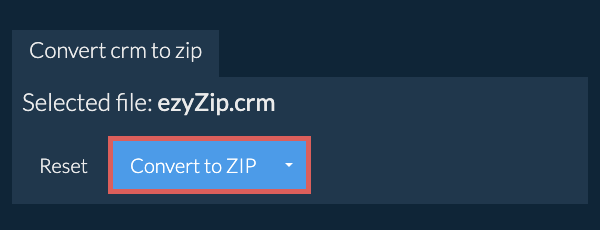 Start conversion to zip