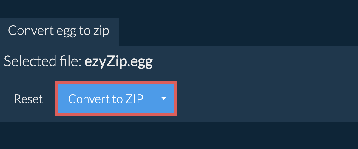 Start conversion to zip