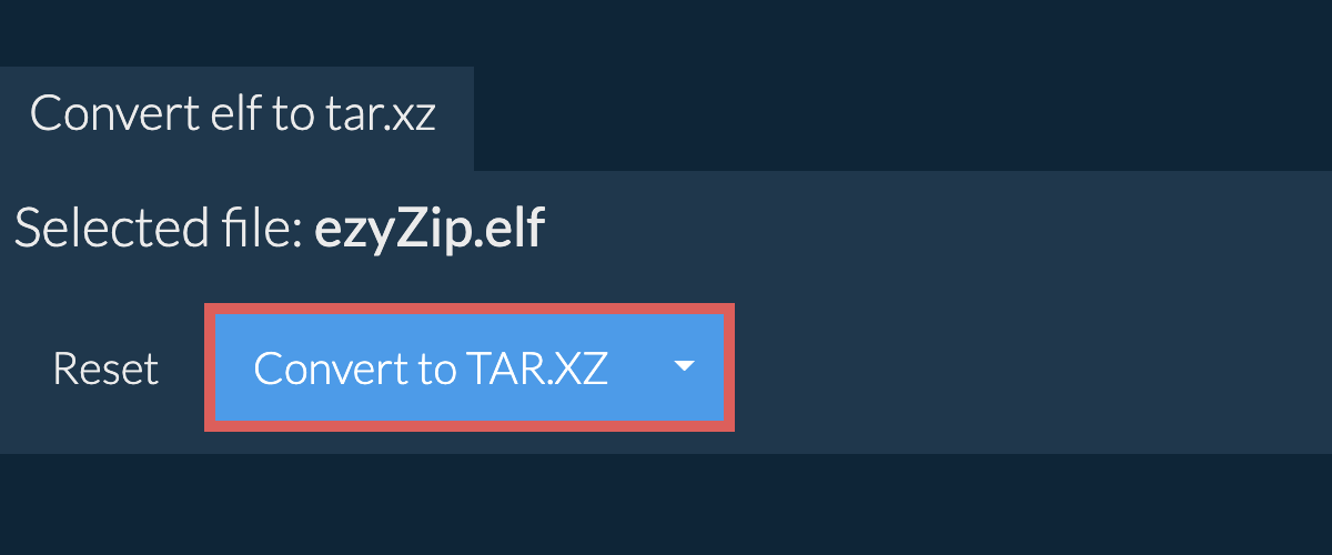 Start conversion to tar.xz