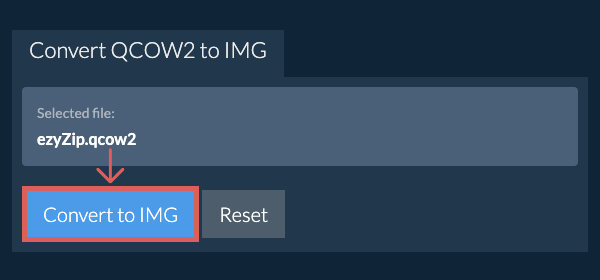 Start conversion to IMG