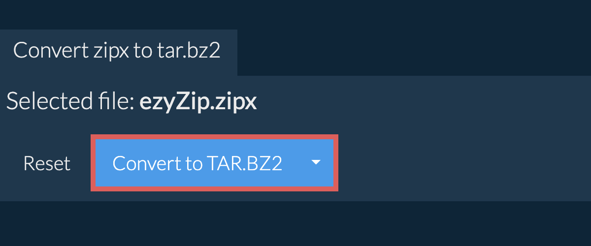 Start conversion to tar.bz2