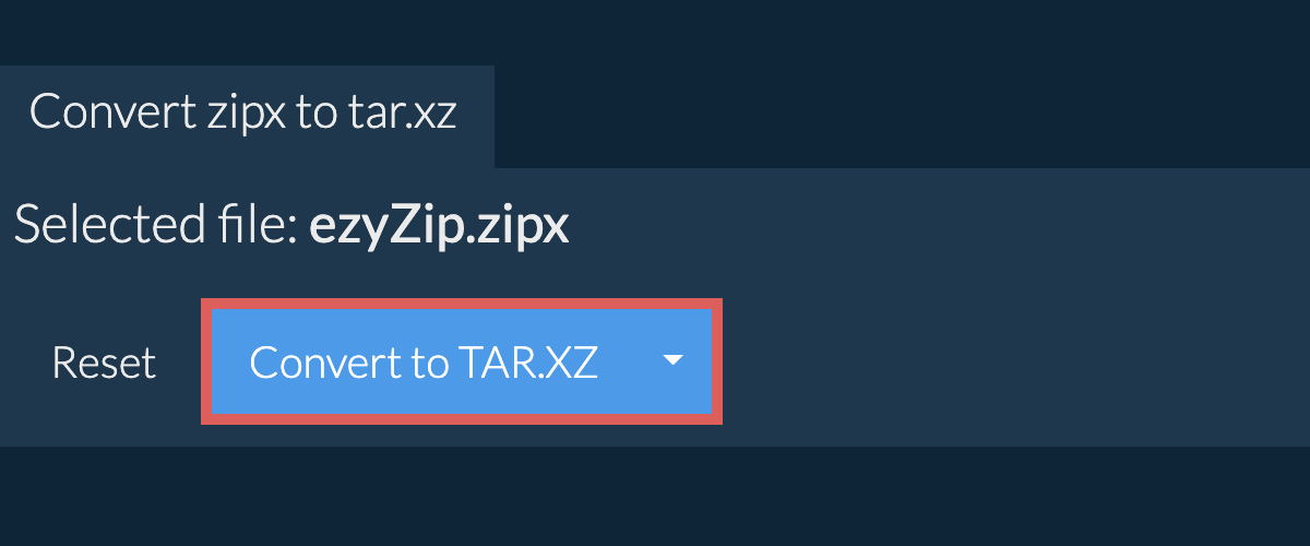 Start conversion to tar.xz