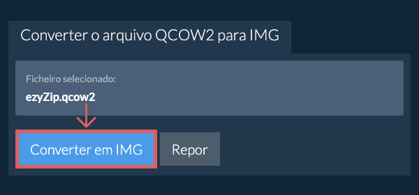 Clique aqui para iniciar a conversão