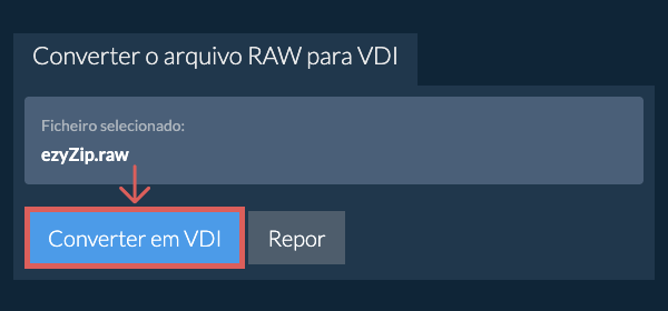 Clique aqui para iniciar a conversão