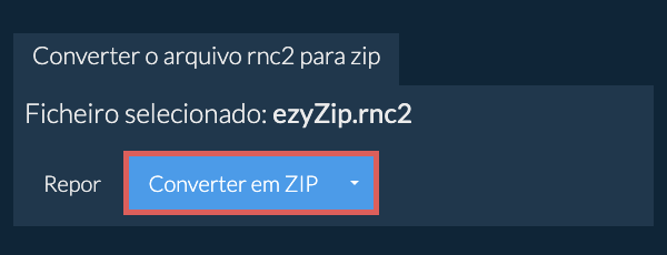 Clique aqui para iniciar a conversão