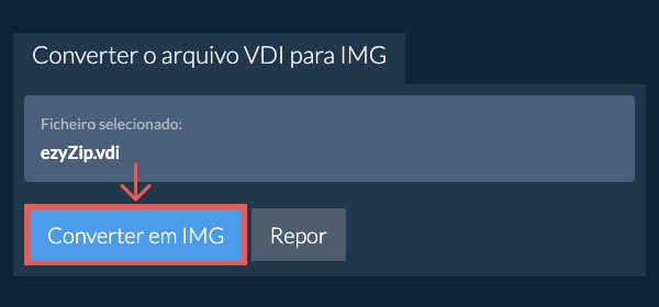 Clique aqui para iniciar a conversão