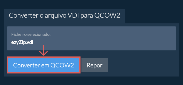 Clique aqui para iniciar a conversão