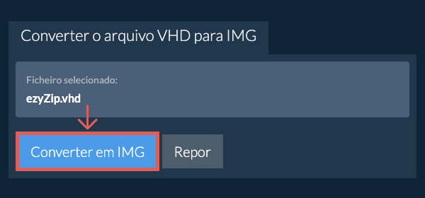 Clique aqui para iniciar a conversão