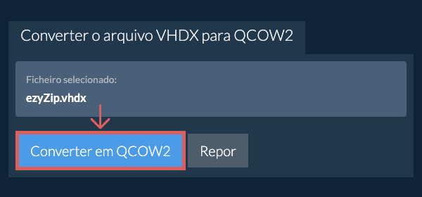 Clique aqui para iniciar a conversão
