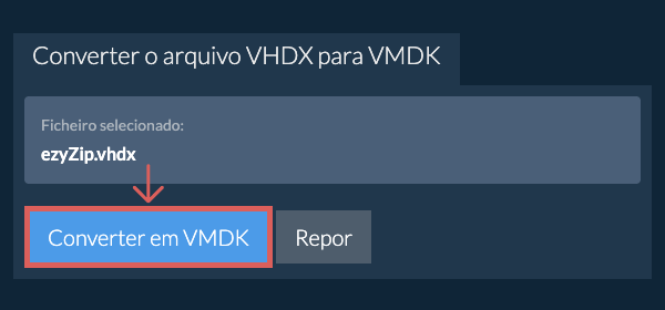 Clique aqui para iniciar a conversão