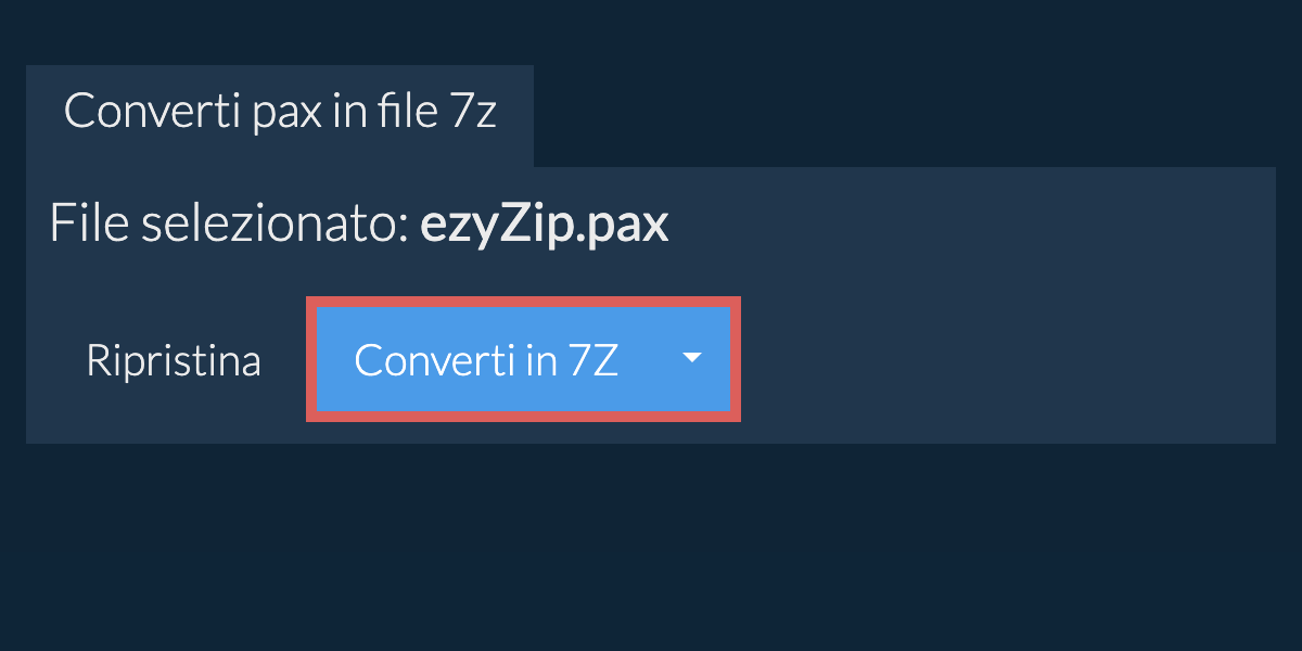 Fare clic qui per avviare la conversione Fare clic qui per avviare la conversione