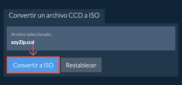 Clic aquí para iniciar la conversión
