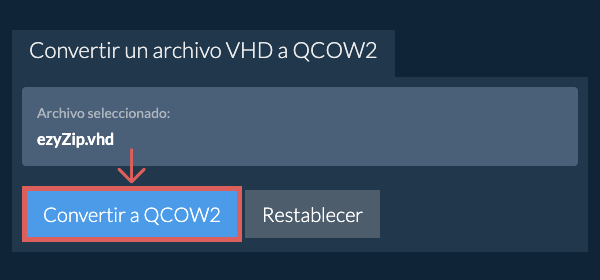 Clic aquí para iniciar la conversión