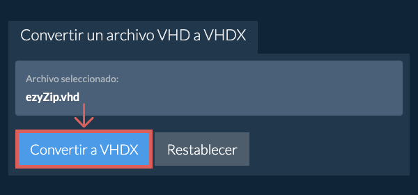 Clic aquí para iniciar la conversión