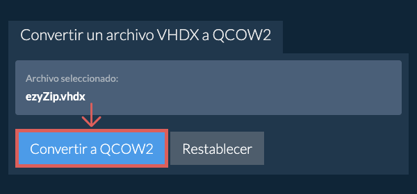 Clic aquí para iniciar la conversión