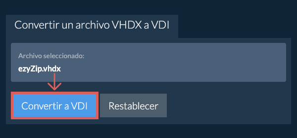 Clic aquí para iniciar la conversión