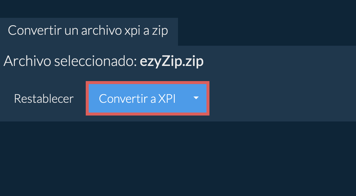 Clic aquí para iniciar la conversión