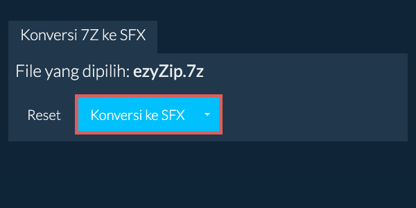 Mulai konversi ke SFX