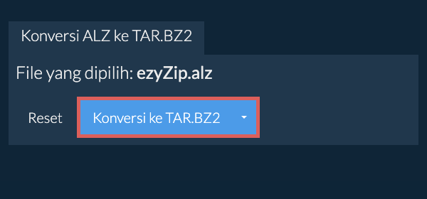 Mulai konversi ke TAR.BZ2 Mulai konversi ke TAR.BZ2