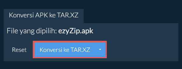 Mulai konversi ke TAR.XZ